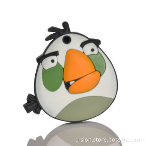 Angry Customized Bird Gift PVC USB Flash Drive with Factory Price